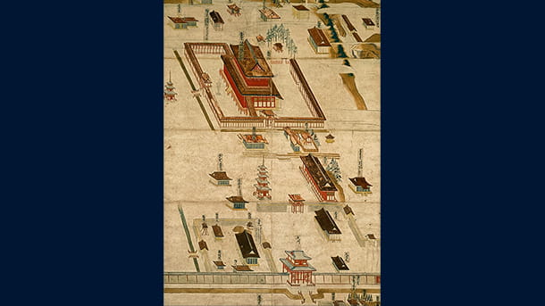 園城寺境内古図