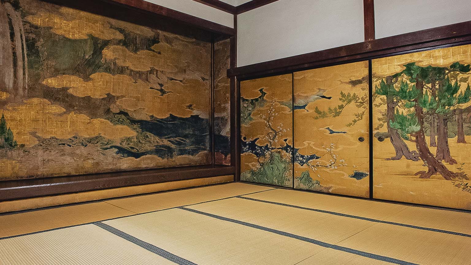 勧学院客殿障壁画